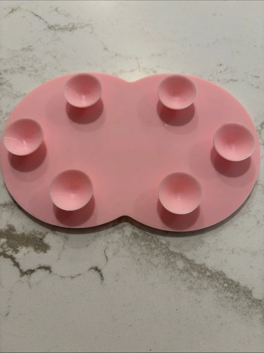 NWOT Makeup Brush Cleaning Mat, Silicone Makeup Brush Cleaning Mat, Pink
